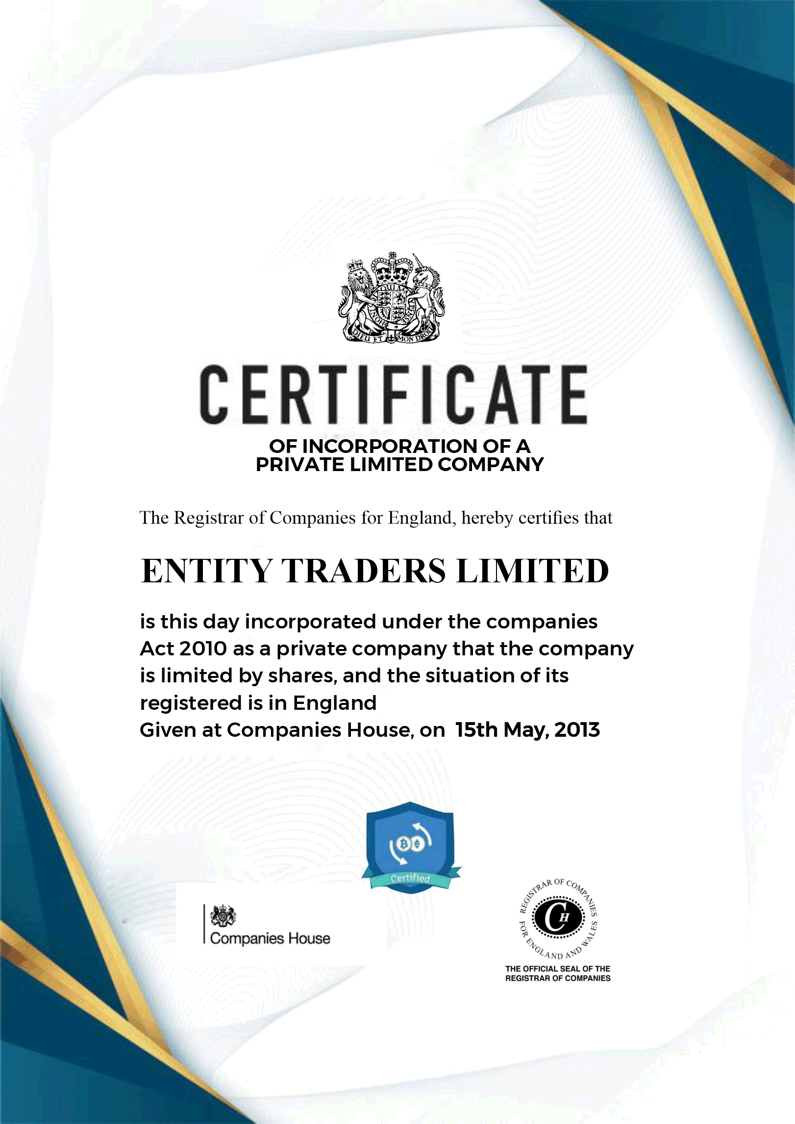 Certificate Preview
